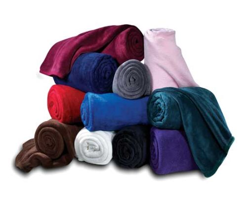 Plain Dyed 100% Polyester Coral Blankets, For Home, Hotel, Hospital, Army, Military, Travel, Railway