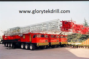 Drill Depth Truck-mounted Oil Well Drilling Rig