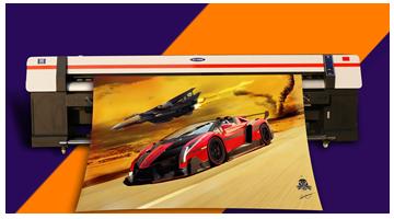 3.2m Solvent Printer With Polaris Pint Head