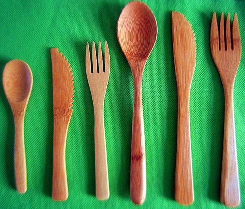 Bamboo cutlery