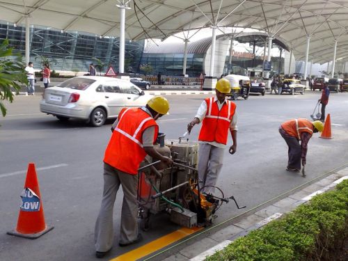 Thermoplastic Road Marking Machine