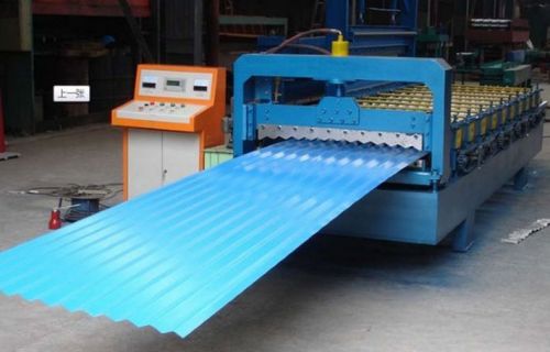 TILE MAKING ROLL FORMING MACHINE, Voltage : 220V/50Hz/3 Phrase