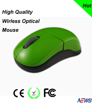 New Green Wireless Mouse- Many Colors