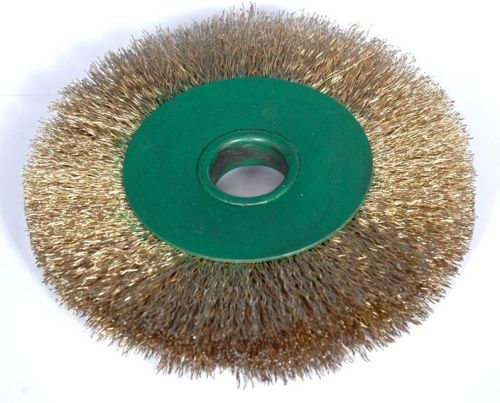 Brass Wire Disc Brush, For Cleaning Purpose, Feature : High Quality, Light Weight