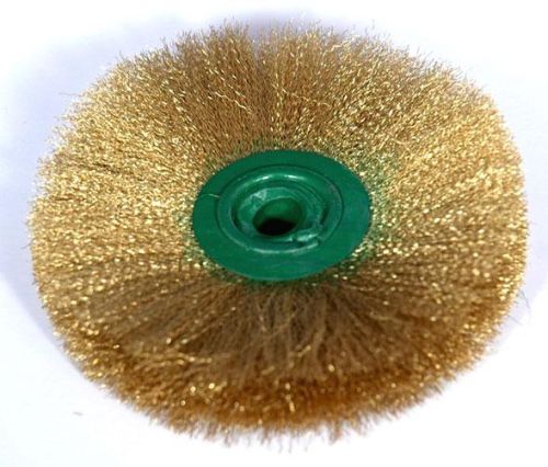 Brass Wire Wheel Brush, For Cleaning Purpose, Feature : Easy To Use, Light Weight