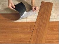 PVC Flooring Planks, Color : Brown