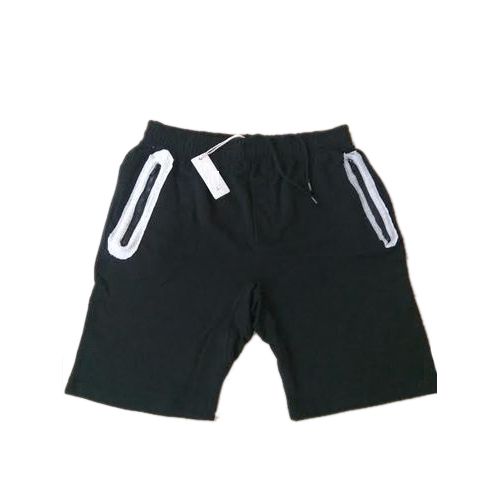 Plain Mens Casual Shorts, Color : Black