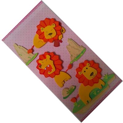 EVA Handmade Sticker 8x20cm, Packaging Type : 4C