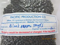 Black pepper, Storage : Cool, Dry Place