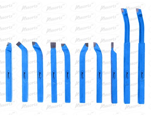 Carbide Brazed Lathe Tool Set -10 Pcs