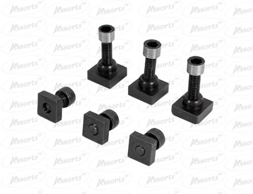 Tee Nuts & Fixing Screws, Color : Black