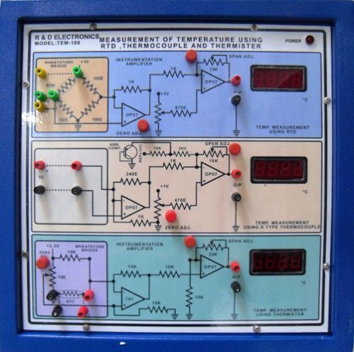 Electric Instrumentation Trainer Kit, Certification : CE Certified