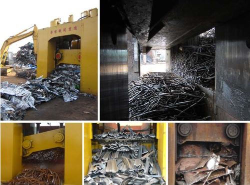 Swing Cut Hydraulic Scrap Shear, Brand Name : Hua-Wei Machine