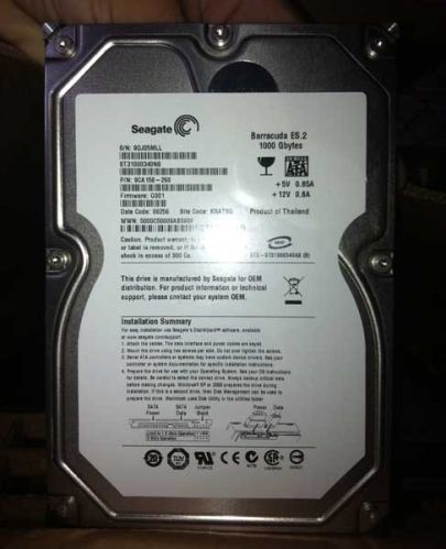 Hard Drive, Storage Capacity : 1 TB