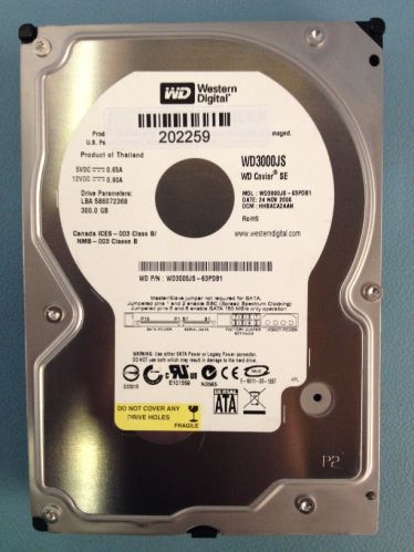 WD3000JS 300GB SATA