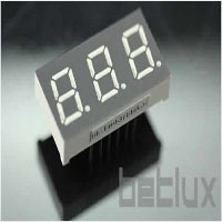 Three Digit Seven Segment LED Display