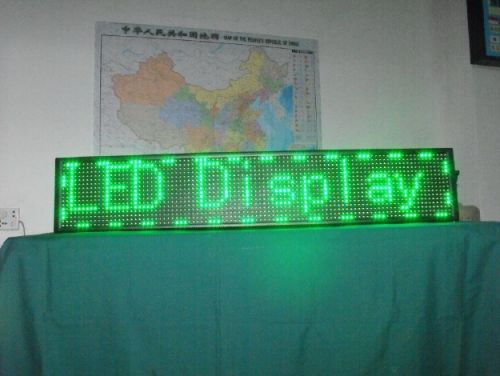 Poos P10 Single Green LED Sign SD-P10-1-G