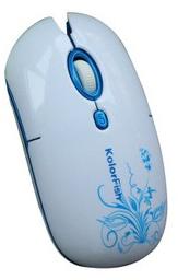 Wireless Computer Optical Mouse, Packaging Type : blue