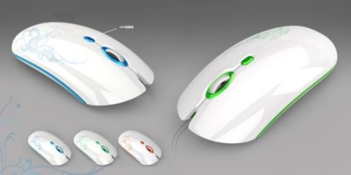 Wired 4 Keys Optcial Mouse