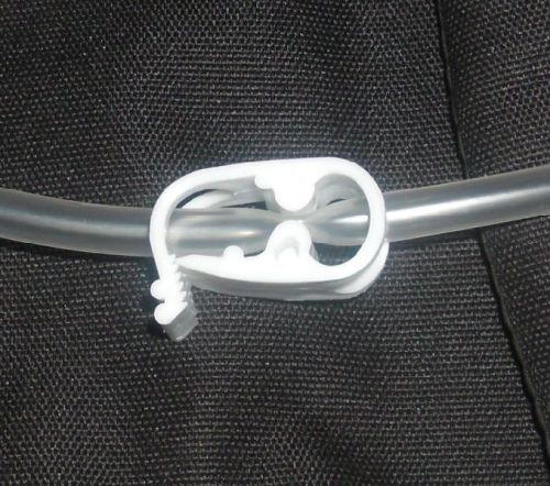 Polished Plastic Pinch Clamp, Color : White