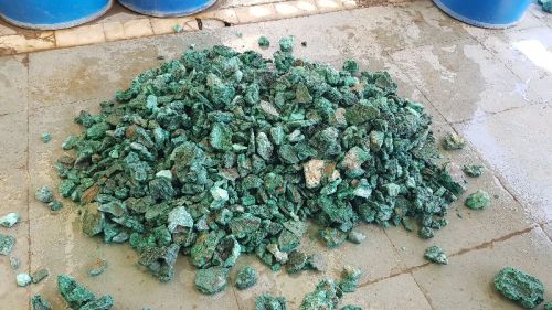 Malachite Stone, Feature : Translucent, Luxury, Unique, Natural Material