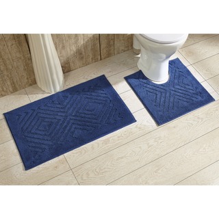 2 Piece Bath Mats Set, For Houses, Hotels, Guest Rooms, Shopping Areas, Rest Rooms, Style : Modern