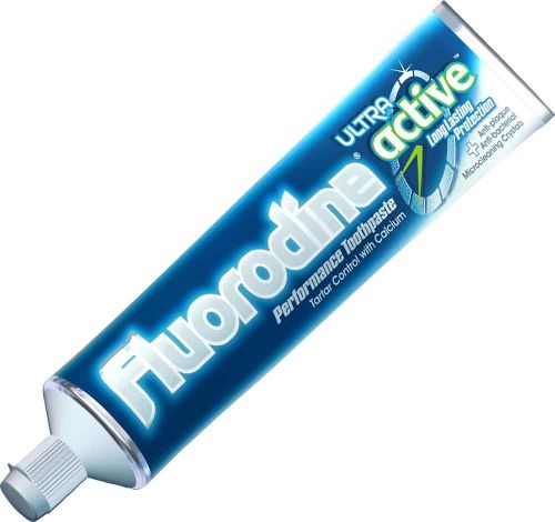 Ultra Active Toothpaste, Brand Name : Fluorodine