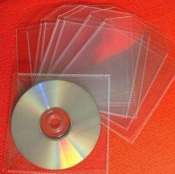 Durable Transparent Plastic CD Sleeves customized size
