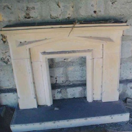 Sandstone Fireplace