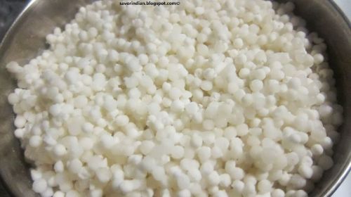 Organic White Sabudana Tapioca Sago
