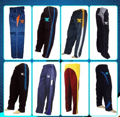 Printed Linen Sports Track Pants, Size : M, XL