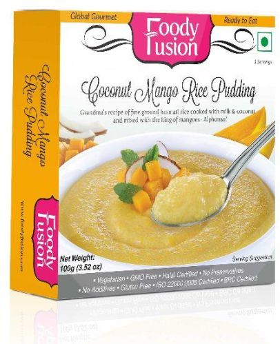 Coconut Mango Rice Pudding