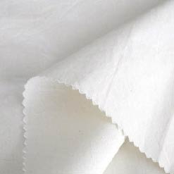 Cotton White Fabric, Pattern : Plain