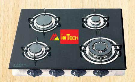 INTECH 4 Burner Glass Stove