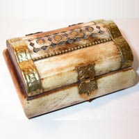 Rectangular Bone Boxes, For Decoration, Gifting, Style : Antique
