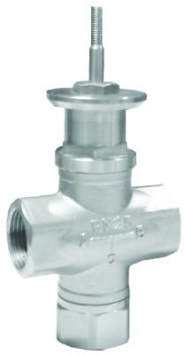 Dn15 Three-way Stainless Steel Threaded Valve