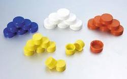 Plain Plastic Bottle Caps, Shape : Round