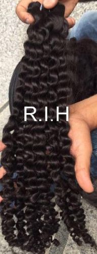 Mongolian Kinky Curly Hair Body Wave, Length : 8-32