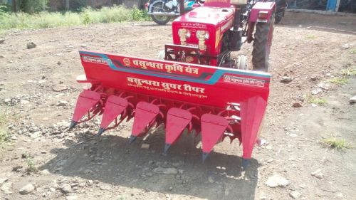 Steel Tractor Mounted Reaper, Color : Red