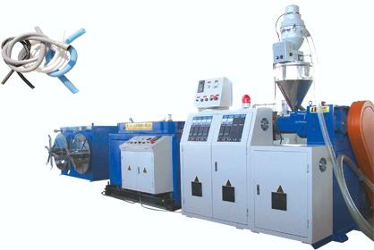 PVC Single-wall Corrugated Pipe Extrusion Machine