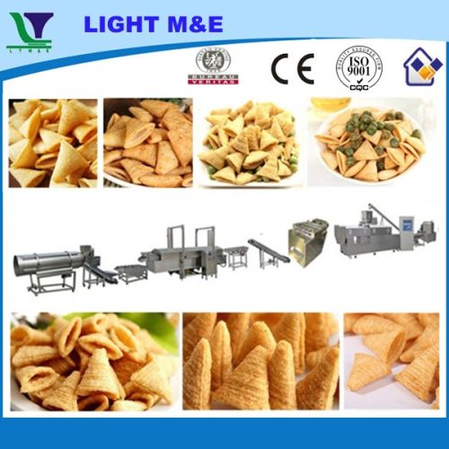 Twin Screw Extruded Fried Tube Sala 3D Bugles Chips Machine