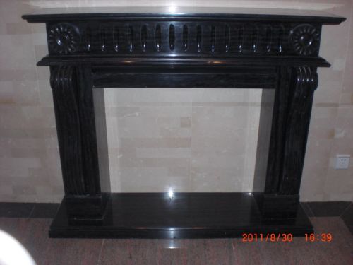 Chinese Black Marble Fireplace for Construction materials