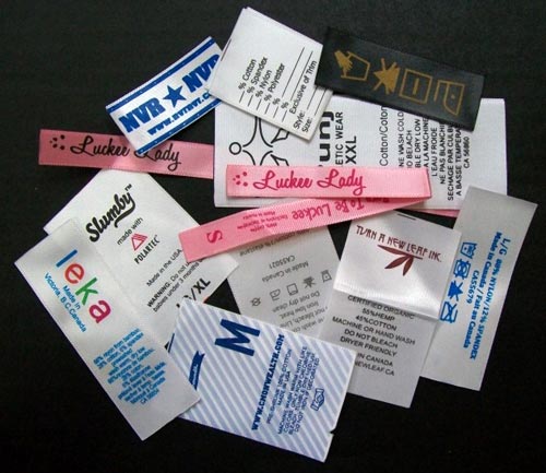 Printed Satin Labels