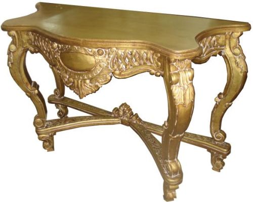 Wooden Carved Golden Console