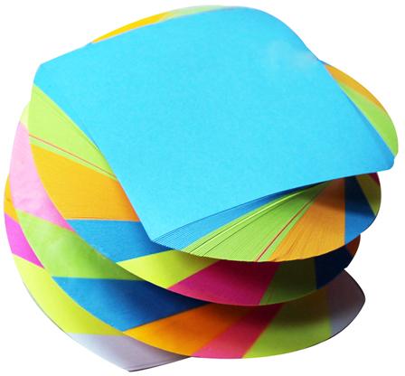 Colorful Rotation Memo Pad