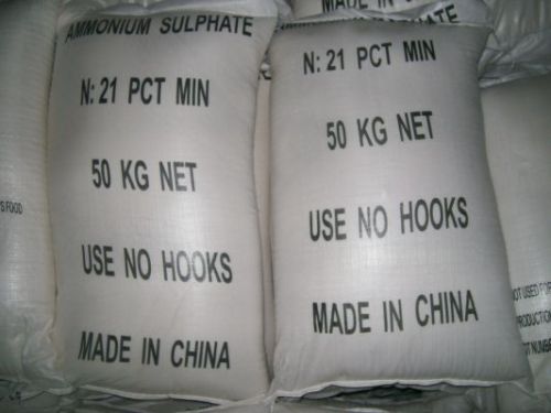 Ammonium Sulphate, Soluble in : Water