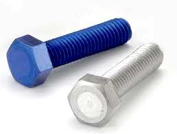 Dacromet Carbon Steel Hex Screws, For Corrosion Resistant, Size : Multisizes