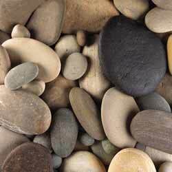 Polished Pebble Stone, For Countertops, Kitchen Top, Pattern : Natural