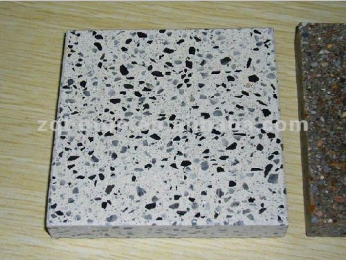 Black and White Terrazzo Tile