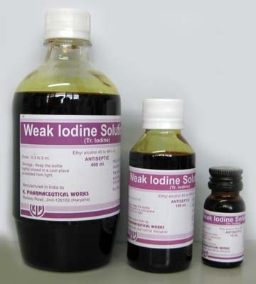 Weak Iodine Solution IP.66, Purity : 99%